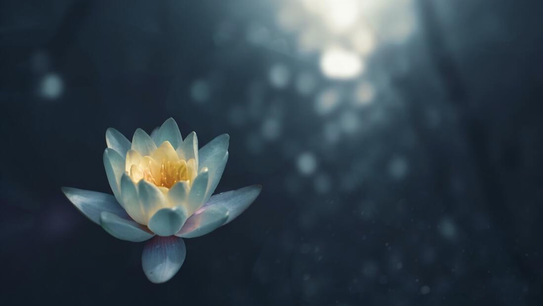 Calm, lotus flower, meditation